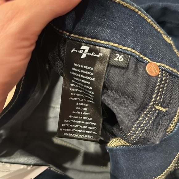 7FAMK NWT ankle skinny jean in Dian - Picture 7 of 14